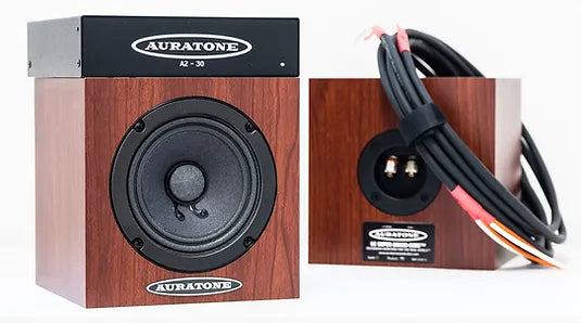 Auratone 5C + Amplificador A2-30 (Woodgrain)