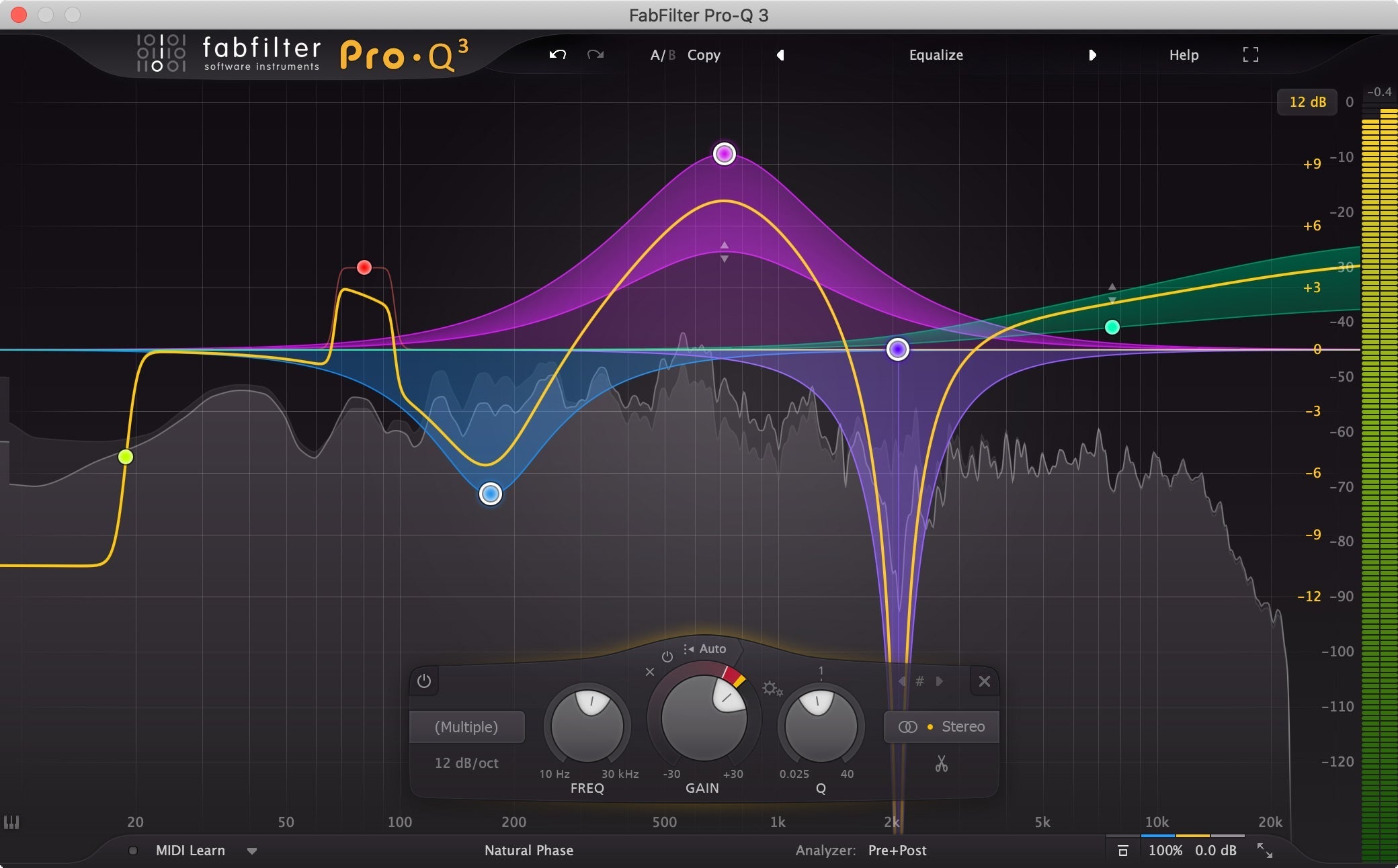FabFilter Pro-Q 3 equalizer