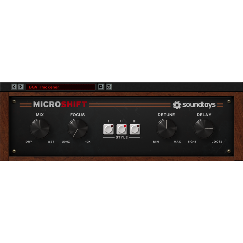 Soundtoys Microshift